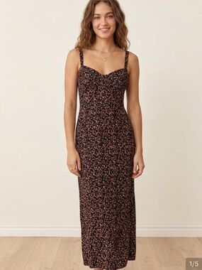 chinese dress ladies Center Slit Maxi Dress - Red